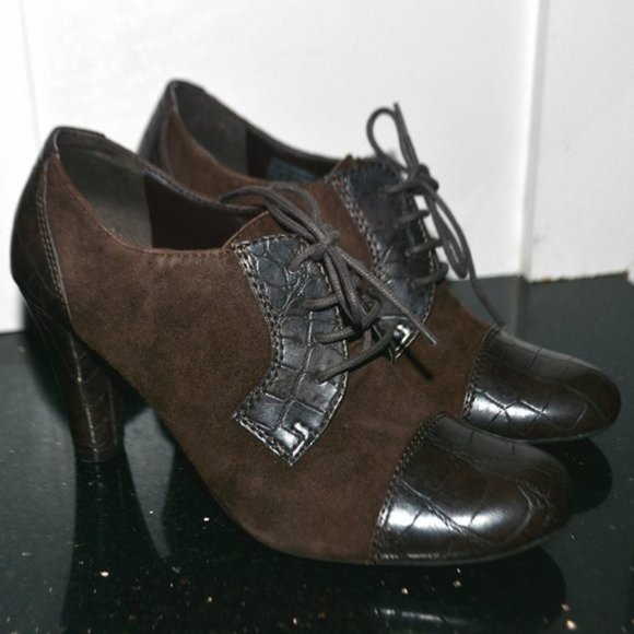 Franco Sarto Shoes - FRANCO SARTO // Leather Heeled Ankle Booties